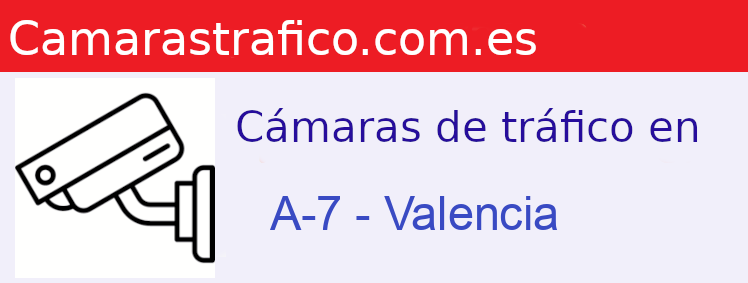 Cámaras dgt en la A-7 en la provincia de Valencia